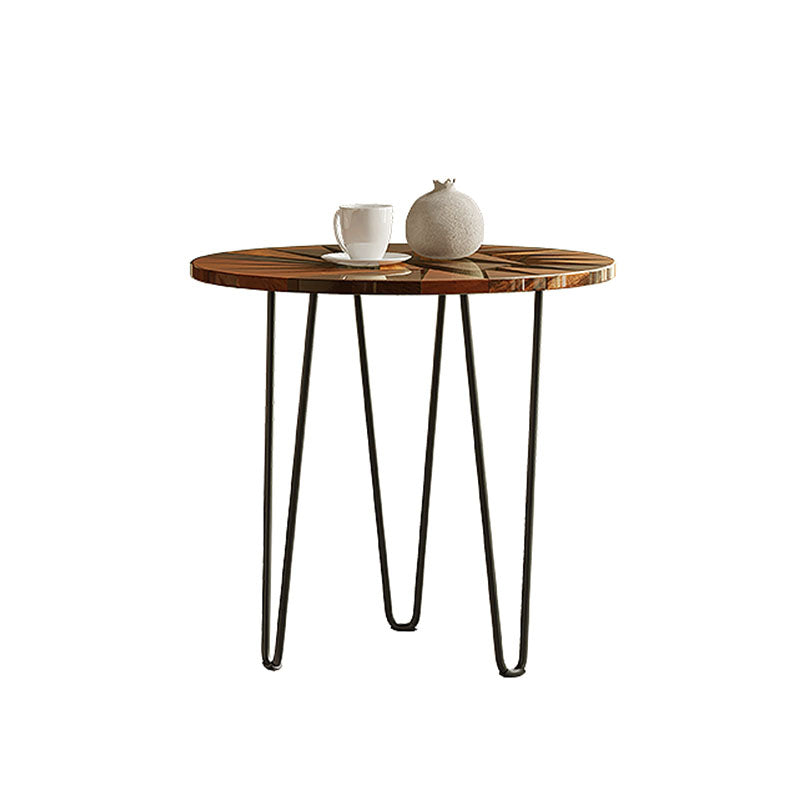 Morris Side Table, Walnut & Carbon Steel-Rit Concept-Rit Concept