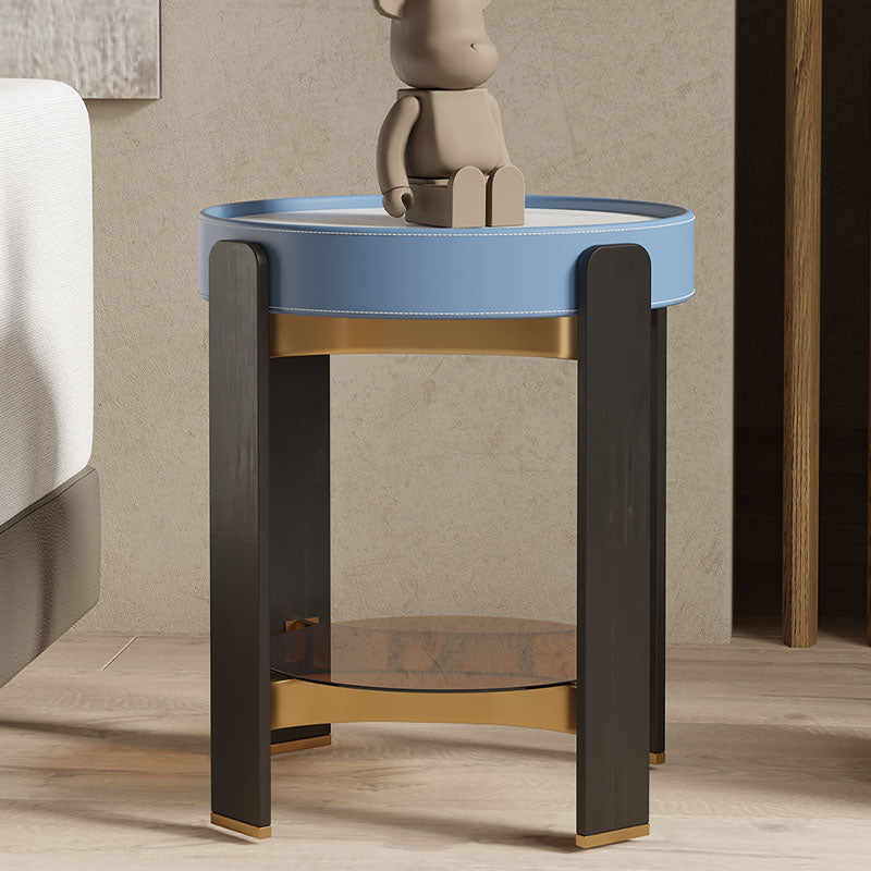 Moira Side Table, Sintered Stone & Rubber Wood-Rit Concept-Rit Concept
