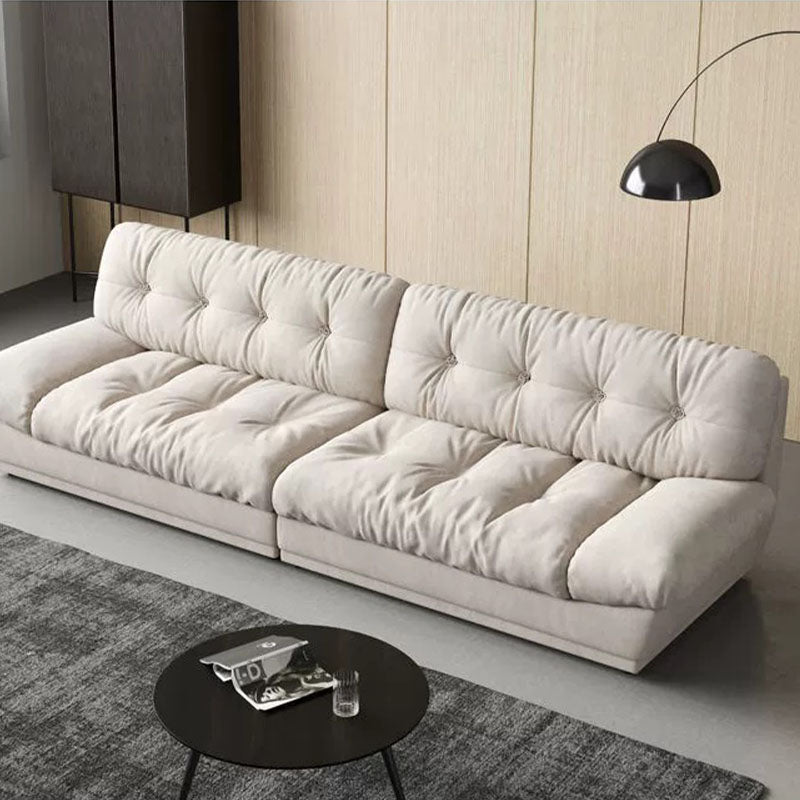 Norbert Two Seater, Three Seater, Four Seater Sofa, Suede upholstery and cushion detail