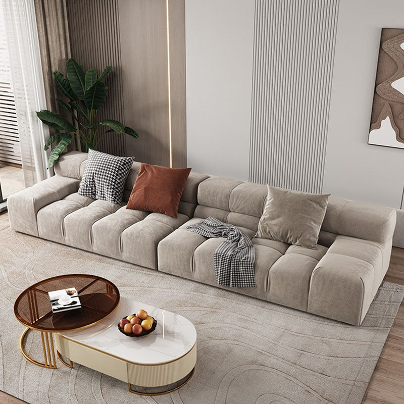 Grant Four Seater Sofa, Grey Velvet-Rit Concept-Rit Concept