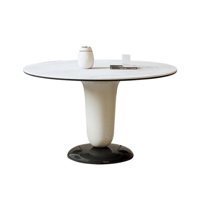 Elmer Round Dining Table, White Top-Rit Concept-Rit Concept
