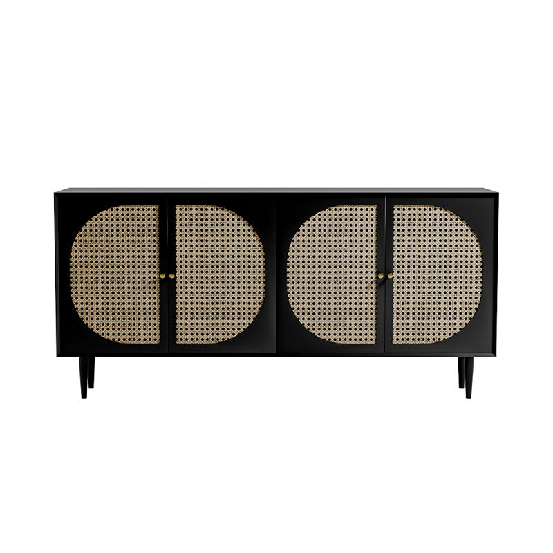 Debby Rattan Sideboard, Black - Rit Concept