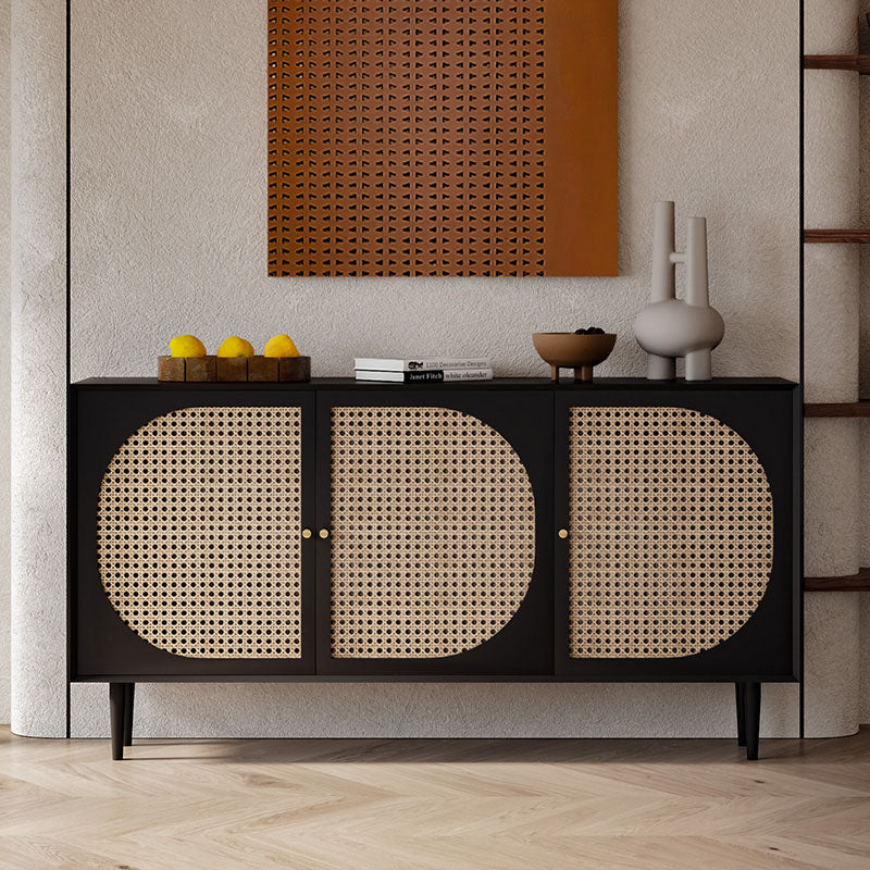 Debby Rattan Sideboard, Black - Rit Concept
