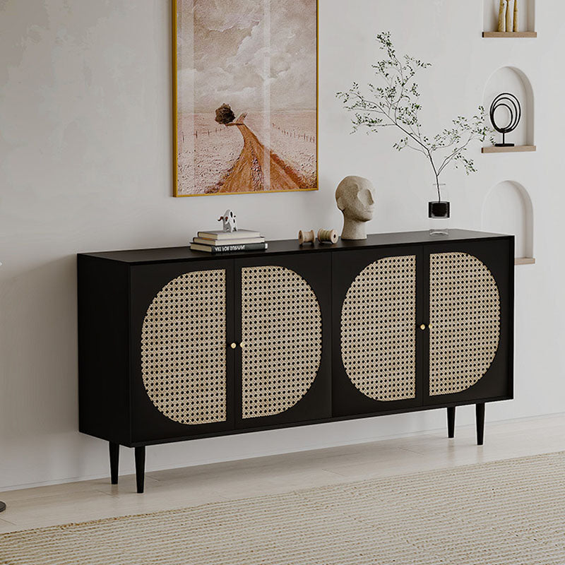Debby Rattan Sideboard, Black - Rit Concept