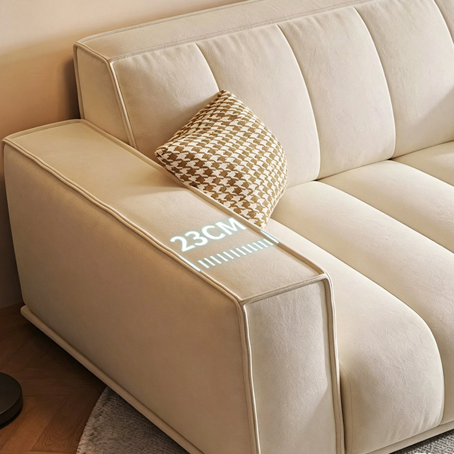 Marlowe Two Seater, Three Seater, Four Seater Sofa, Velvet compact living room seating idea