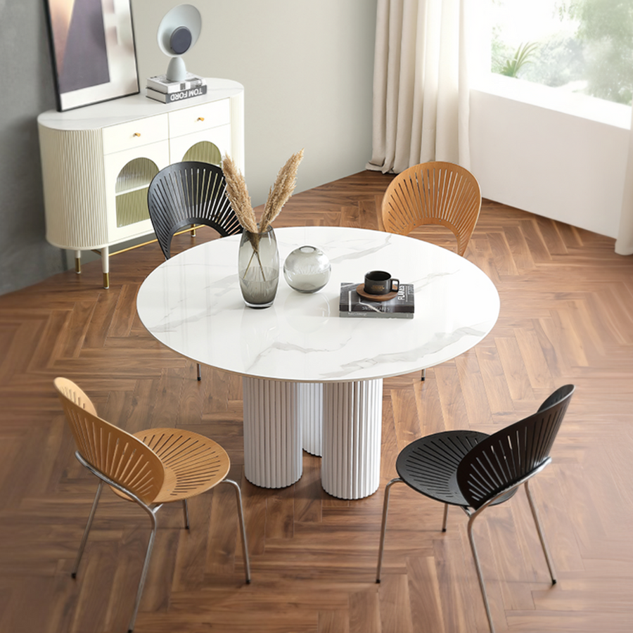 Madge Margaret Round Dining Table for modern UK dining room