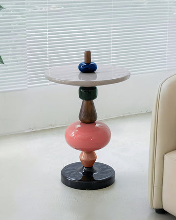 Aspasia Side Table,  Ash wood