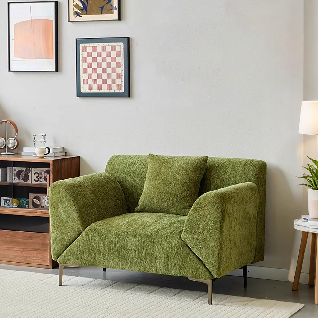 Qadir Deformable Sofa Bed, Armchair, Green