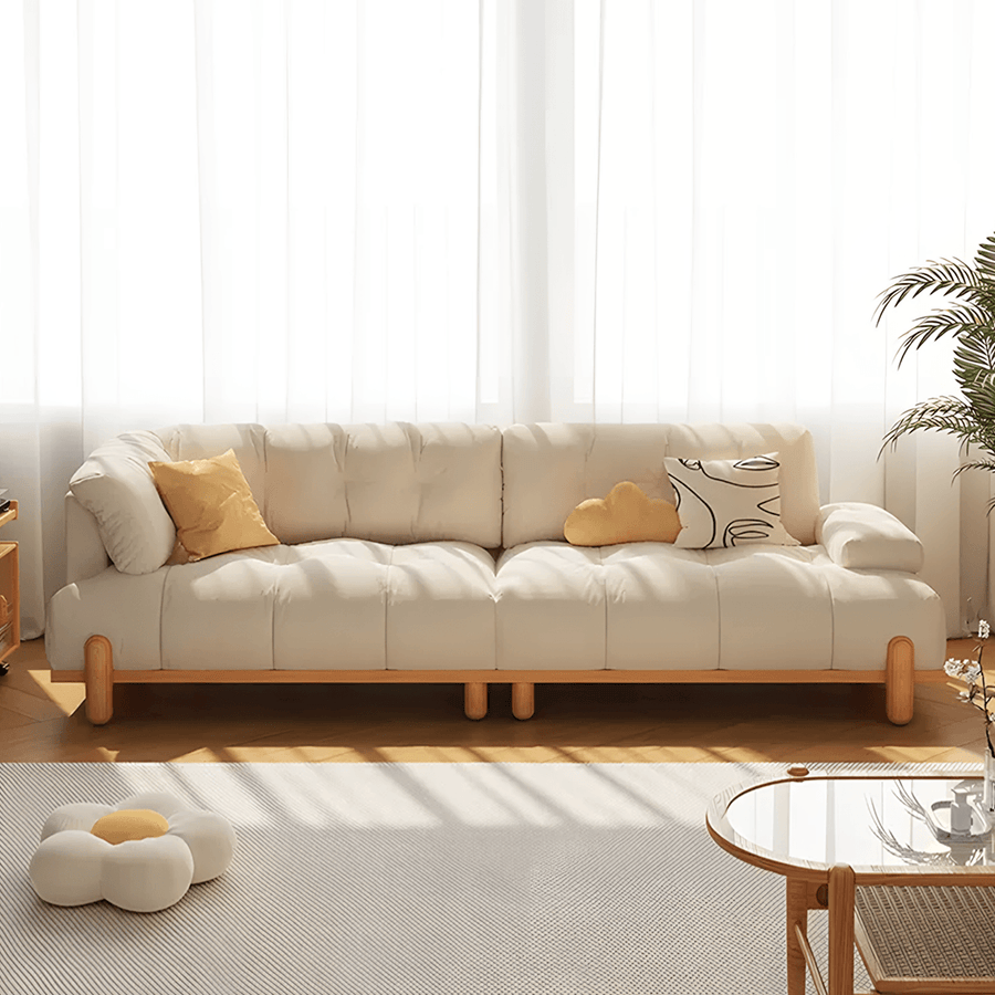 Ariadna Comfy Two Seater, Three Seater Sofa, Suede for modern UK living room