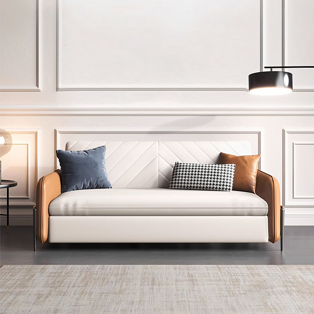 Meera Two / Three Sofa Bed with Storage, Suede-Ritconcept-Rit Concept