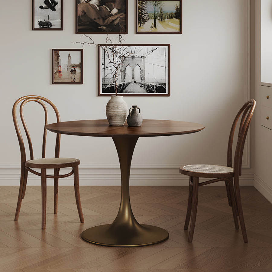 Justina Small Round Dining Table for modern UK dining room