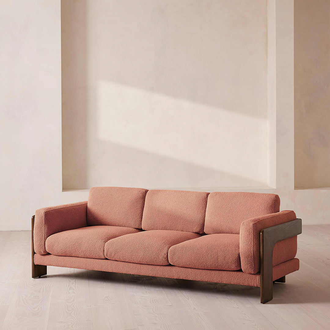 Liwanag Three Seater Sofa, Boucle
