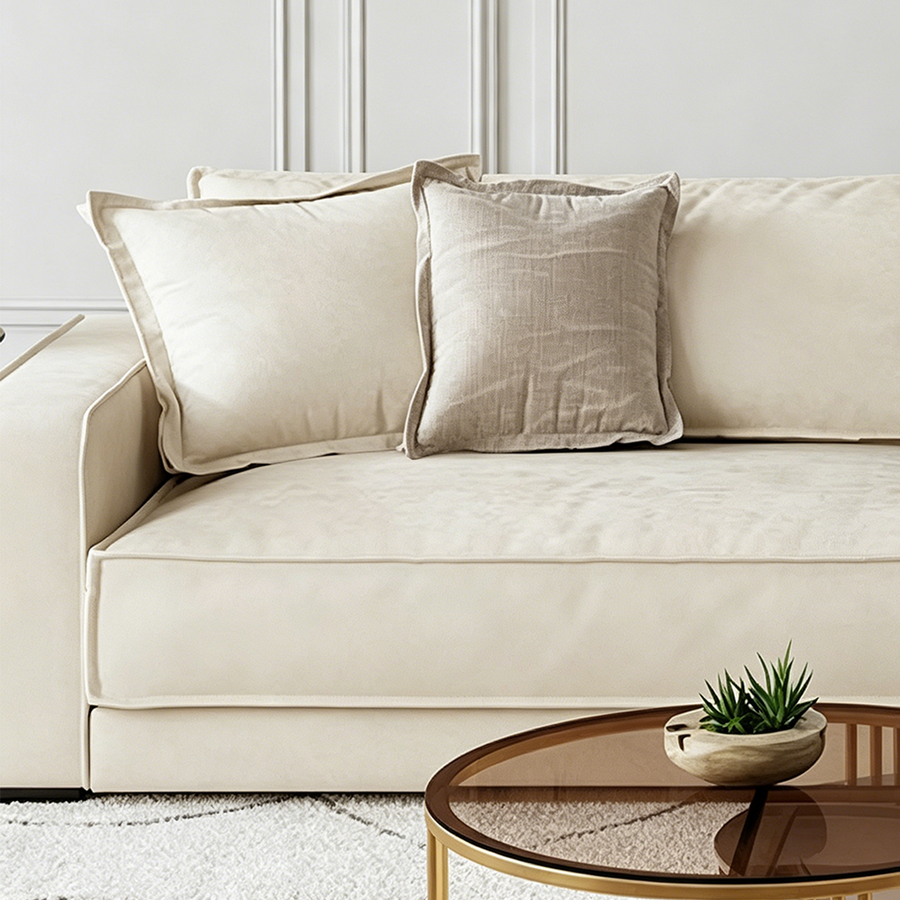 Lester Four Seater Sofa, Five Seater Sofa, Curved Sofa