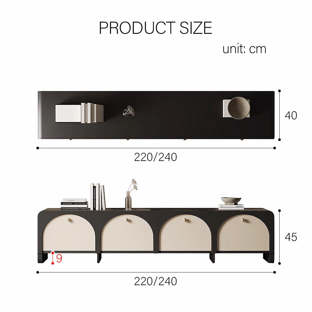 Terri TV Stand, Black