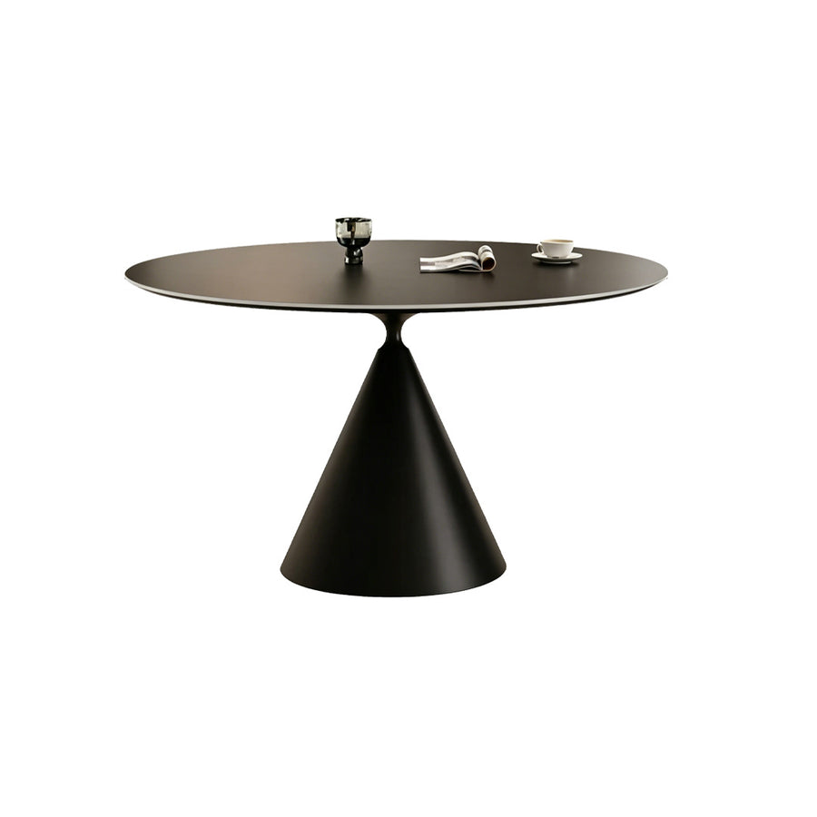 Calvin Cone Round Dining Table front view as a dining table uk