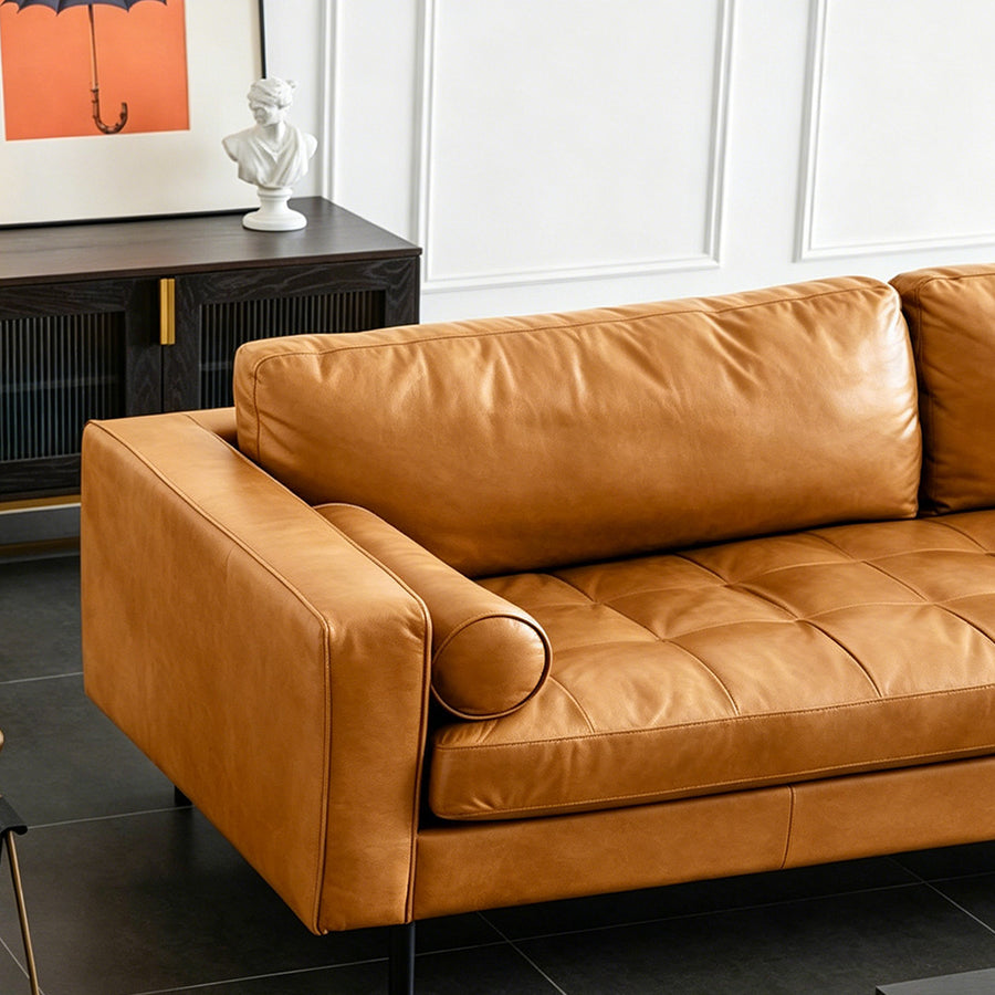 Fuller Brown Two Seater, Three Seater Sofa, Real Leather product image 8