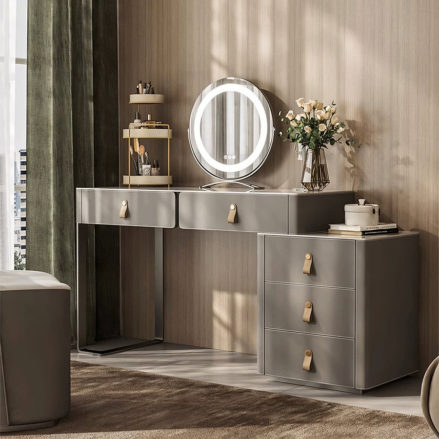 Hall Dressing Table With LED Mirror for modern UK living room