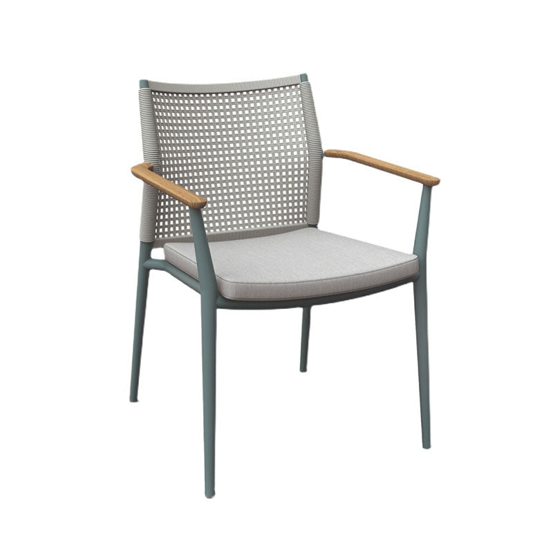Alistair Outdoor Dining Table Set With Six Chairs, Outdoor Furniture detail view for lounge chair UK