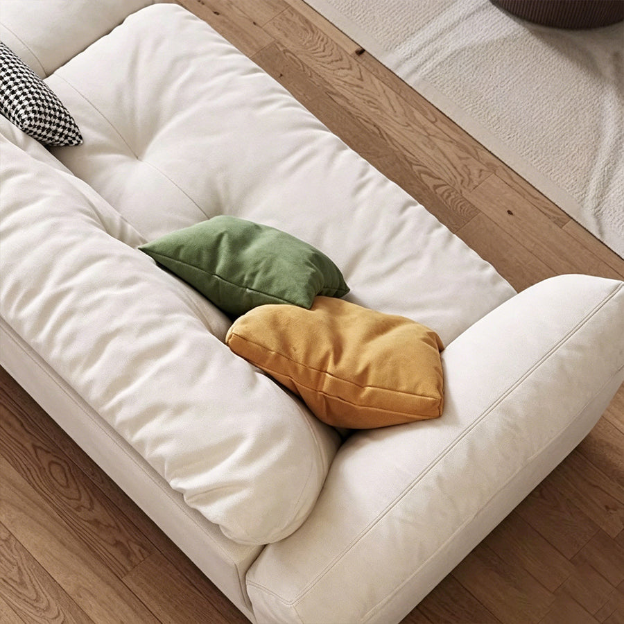 Briar Two Seater, Three Seater, Four Seater Sofa, Velvet upholstery and cushion detail