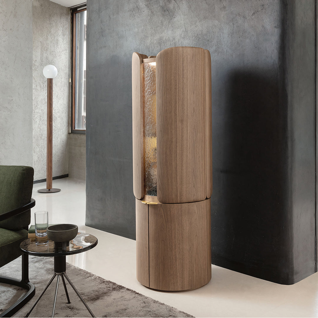 Sakamoto Liquor Cabinet, Wine Storage With Two Doors