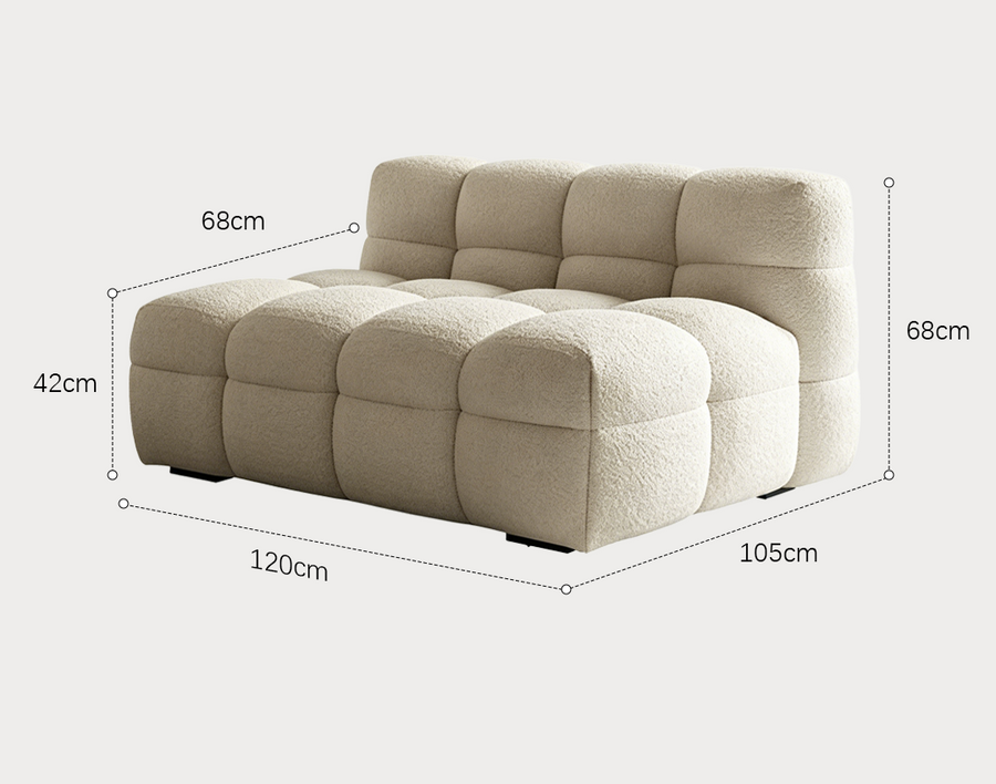 Cora Single Seater, Two Seater Sofa, Lazy Sofa, Boucle product image 8