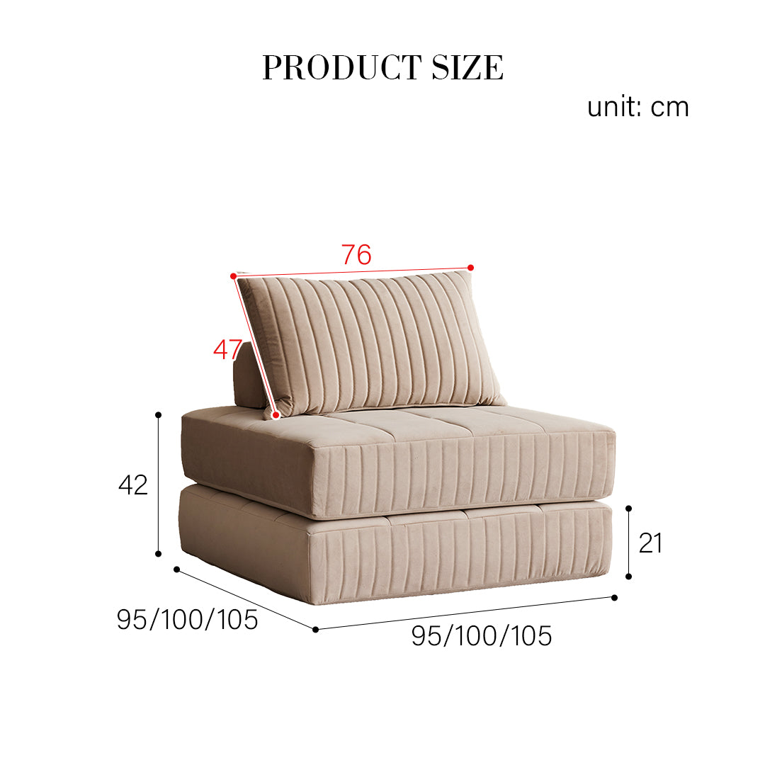 Rios Lazy Sofa Bed, Single Sofa Bed, Leathaire