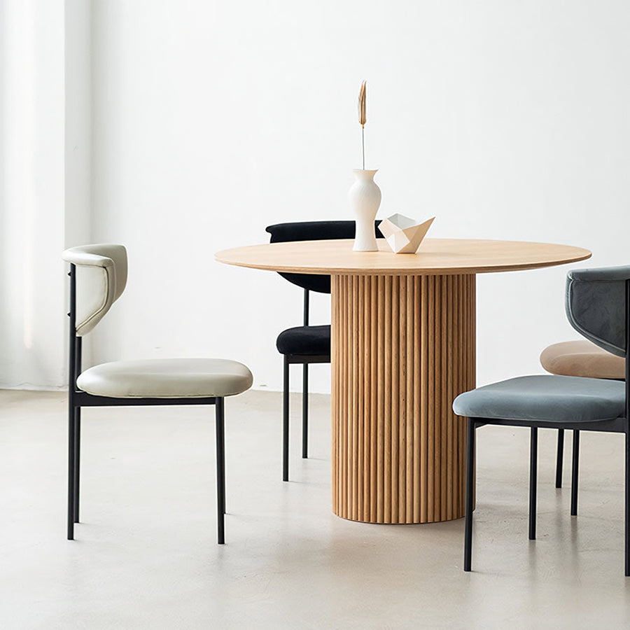 Ivar Round Dining Table for modern UK dining room