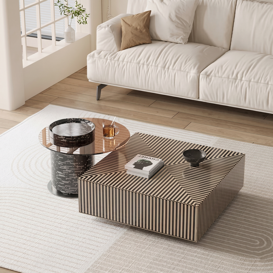 Bris Square Coffee Table Set