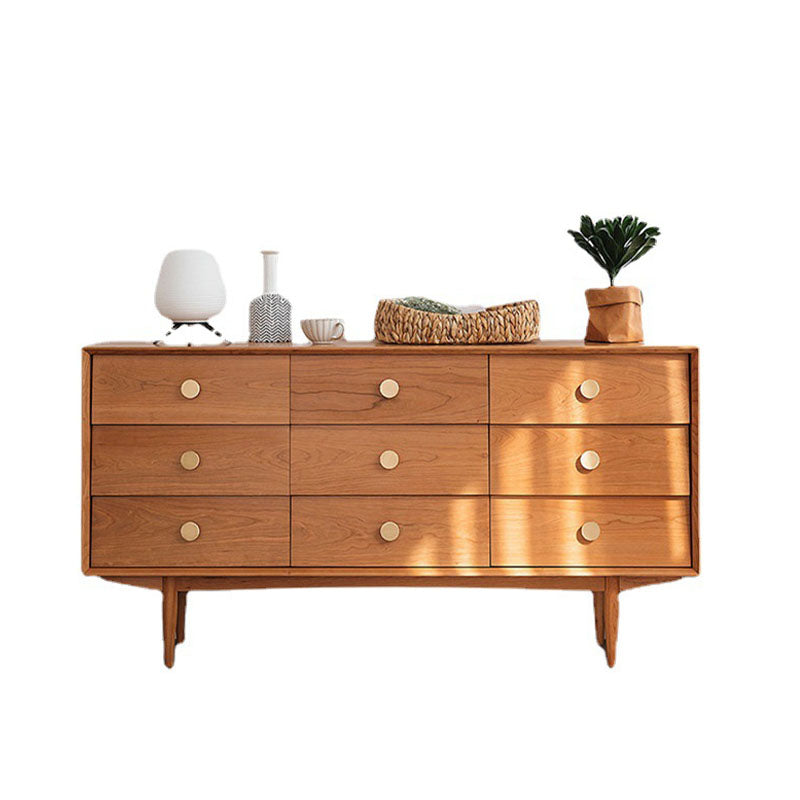 Viv Drawer Cabinet, Solid Wood - storage sideboard