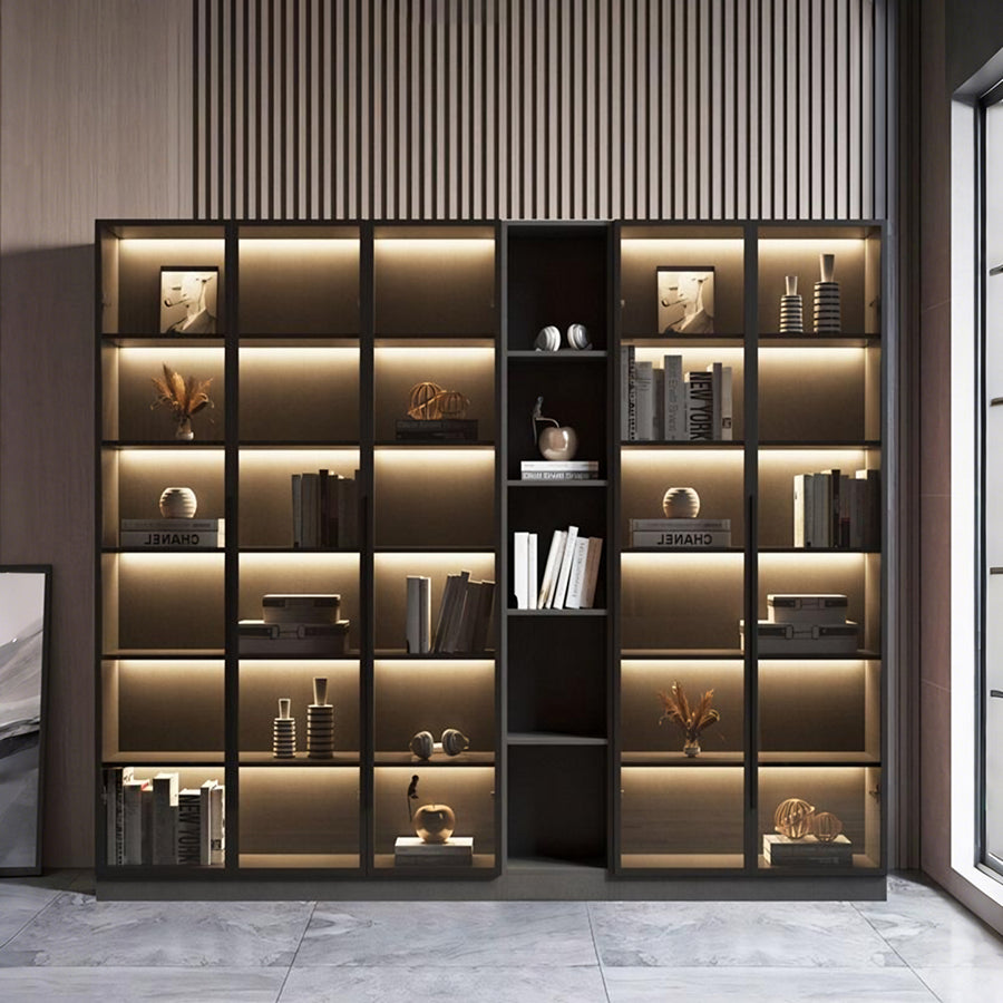 Kaufmann Wine Cabinet With Glass Door, With Scratches, 120CM (Display) - glass wine cabinet UK