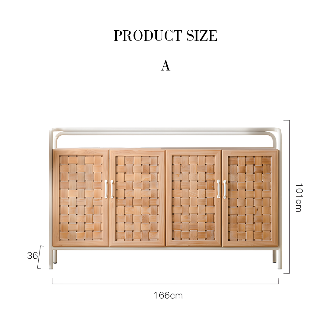 Eris Wooden Sideboard, Solid Wood-Rit Concept-Rit Concept