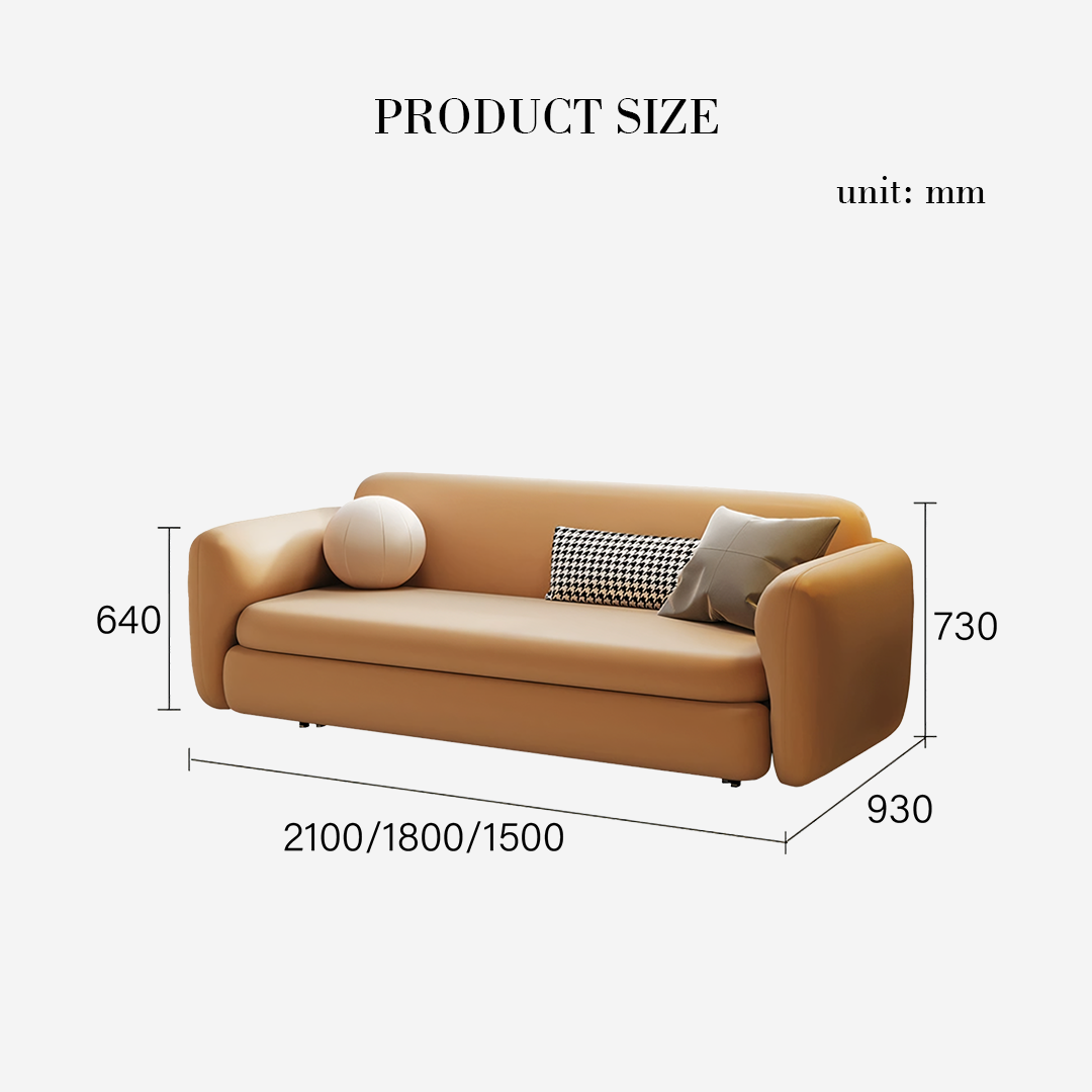 Soft Ananya Two / Three Seater Sofa Bed-Ritconcept-Rit Concept