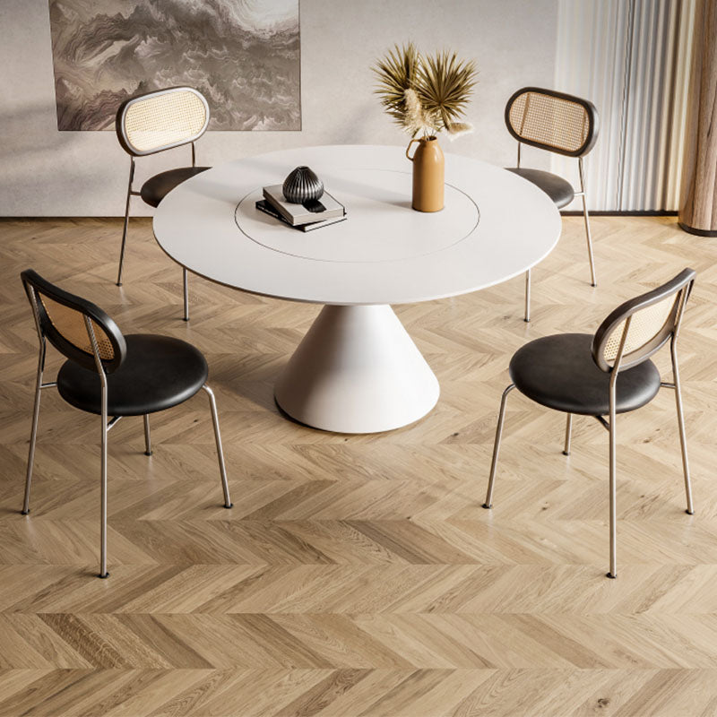 Ozzie Round Dining Table room setting for everyday dining