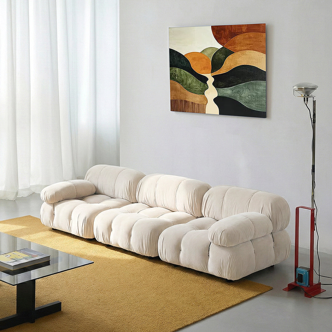 B&B Camaleonda Style Three Seater Corner Sofa for modern UK living room