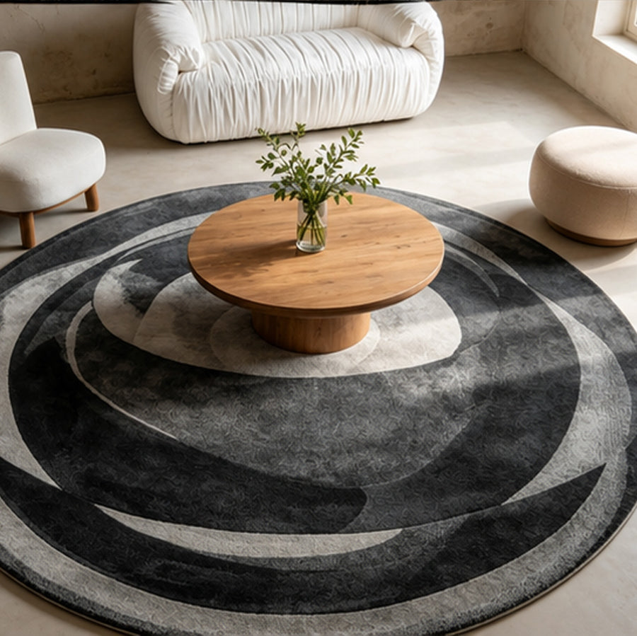 Etaoline Round Living Room Rug, Various Styles Available