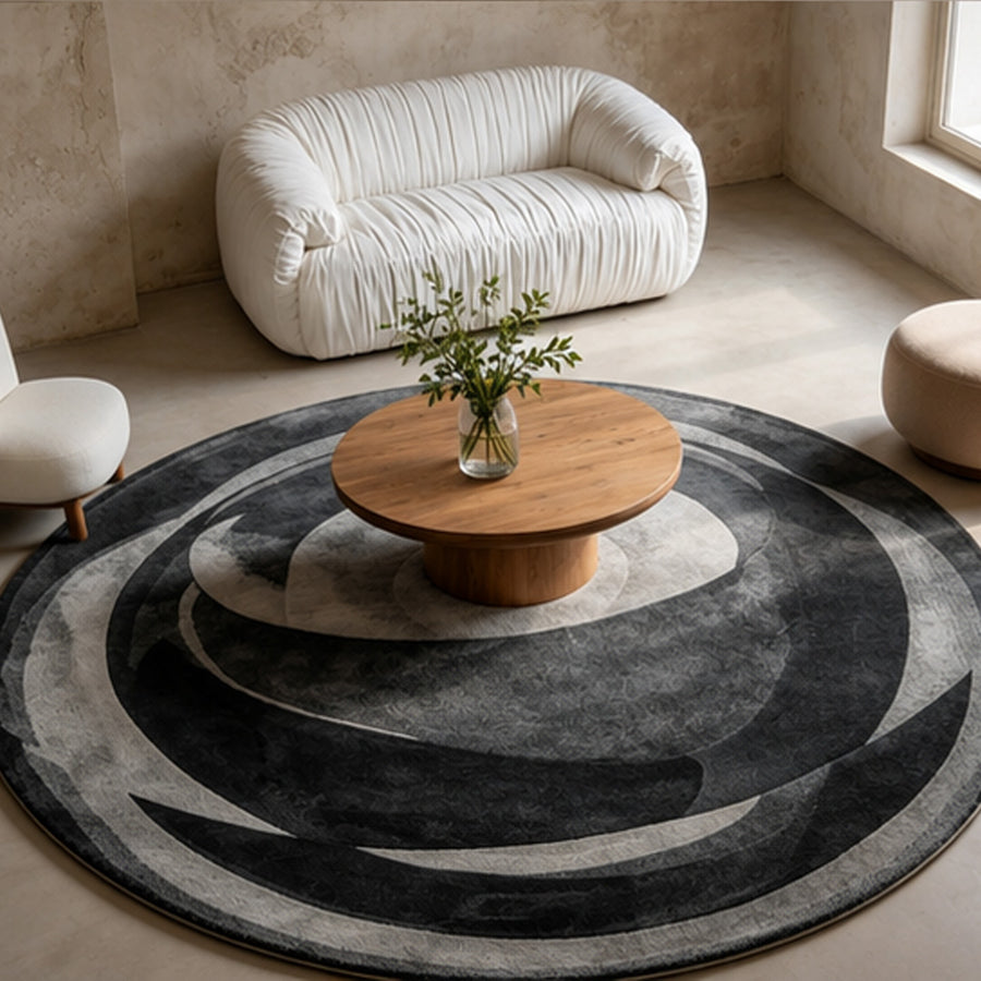 Etaoline Round Living Room Rug, Various Styles Available