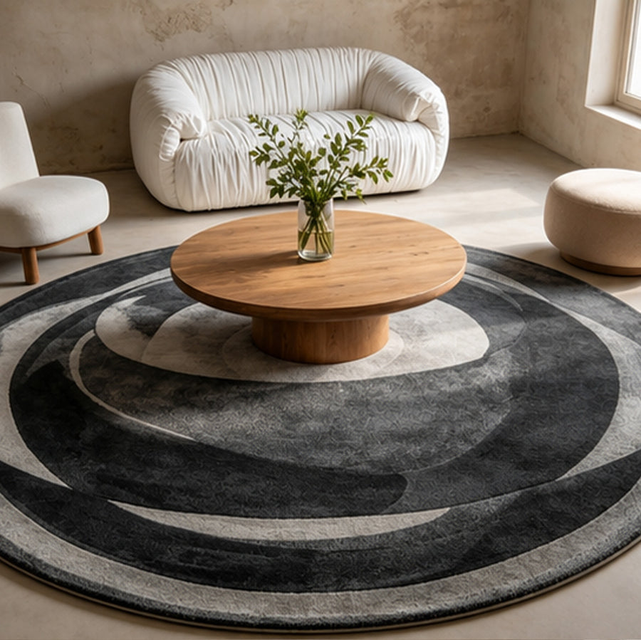 Etaoline Round Living Room Rug, Various Styles Available