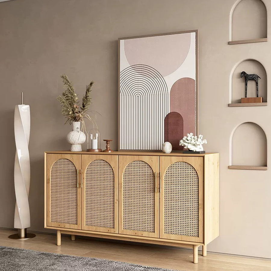 Constance Rattan Sideboard, Pine Wood