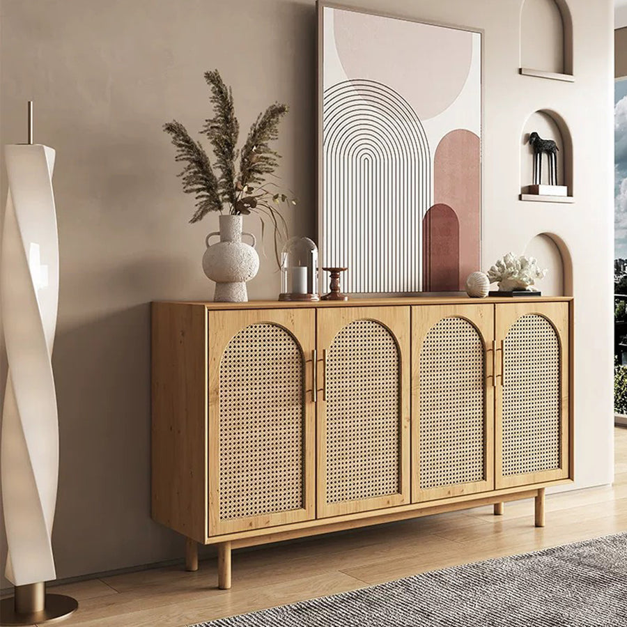Constance Rattan Sideboard, Pine Wood