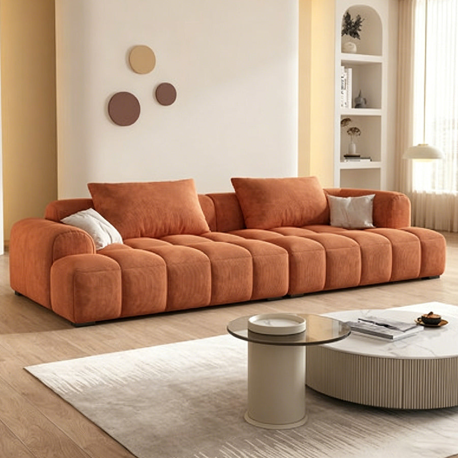 Bianca Module Sofa, Two Seater Sofa, Three Seater Sofa, Corduroy compact living room seating idea