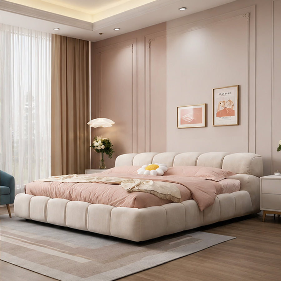 Dolores Tufty Double Bed, King Size, More Sizes, Velvet With Storage, Gaslift
