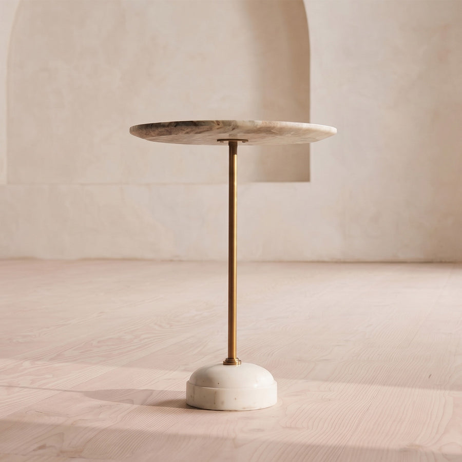 Tarantino Side Table, Marble