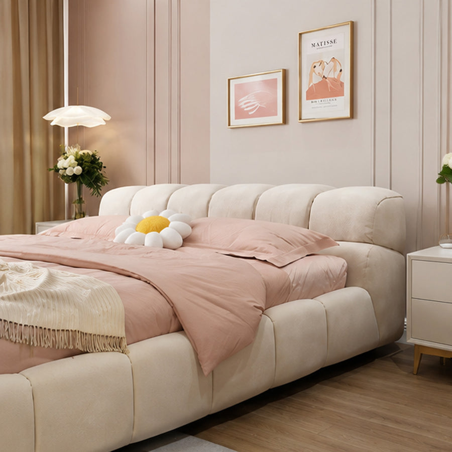 Dolores Tufty Double Bed, King Size, More Sizes, Velvet With Storage, Gaslift