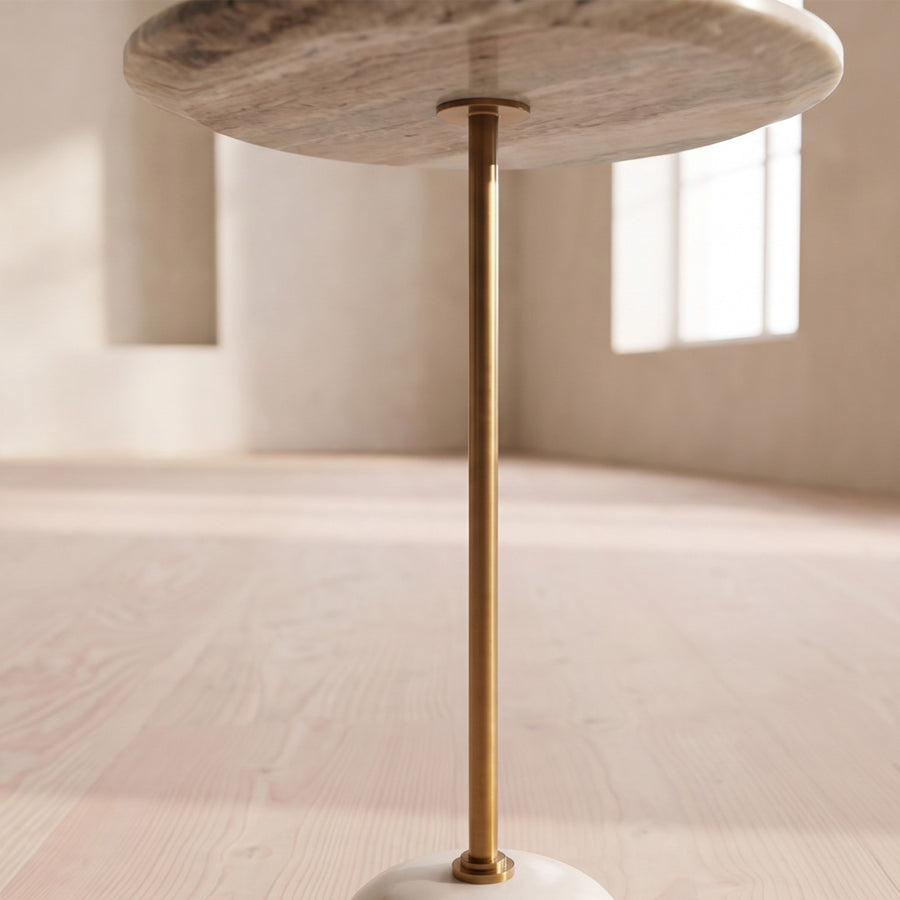 Tarantino Side Table, Marble