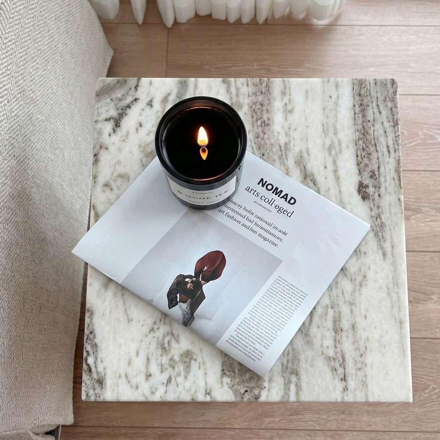 Karamchand Small Side Table, Marble