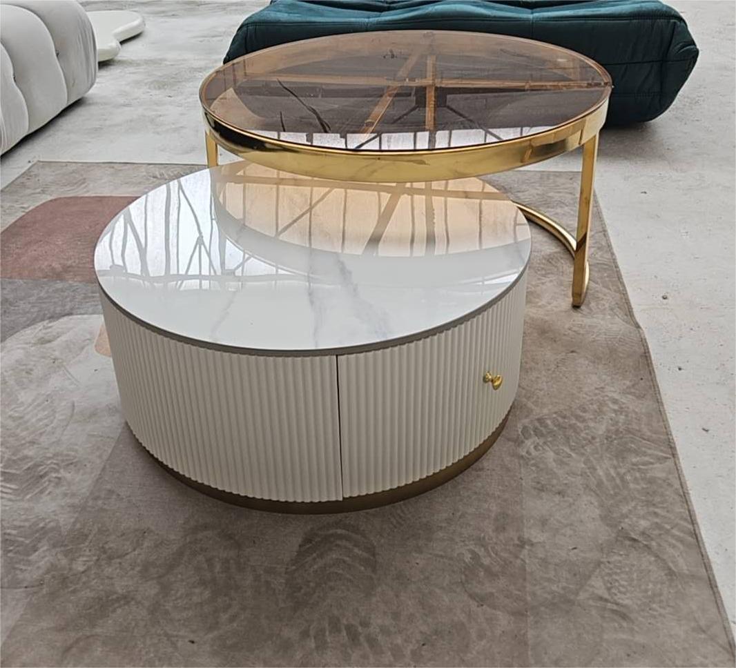 Anastasia Nesting Coffee Table Set, For Display
