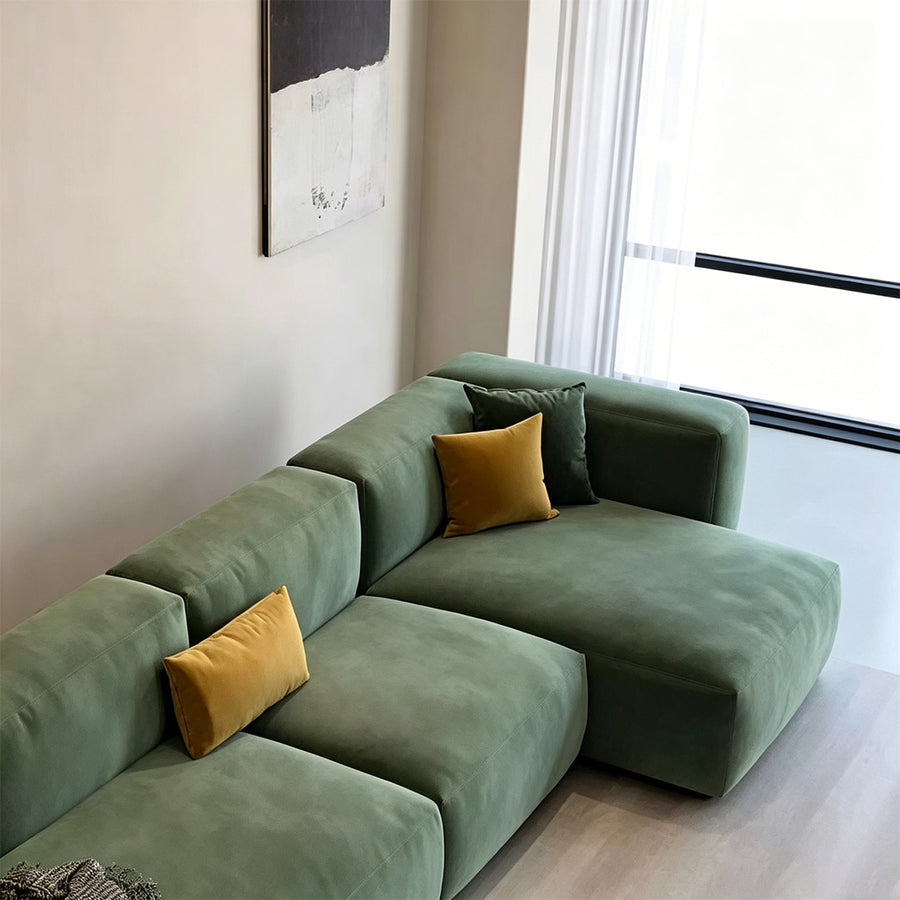 velvet 3 seater sofa product detail for modern home interiors