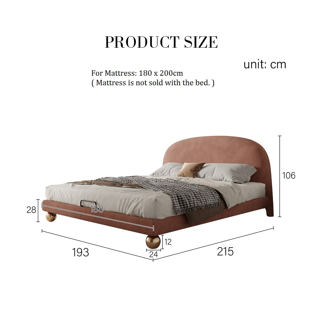 Fatima Bed For Girl, King Size Bed-Ritconcept-Rit Concept
