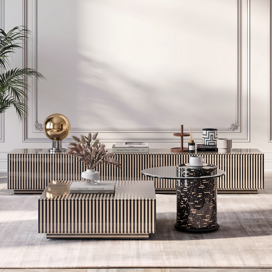 Bris Square Coffee Table Set