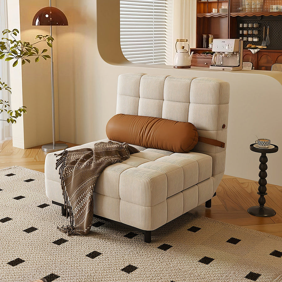 Mendez Single Sofa Bed, Two Seater Sofa Bed, Corduroy main product image for modern UK homes